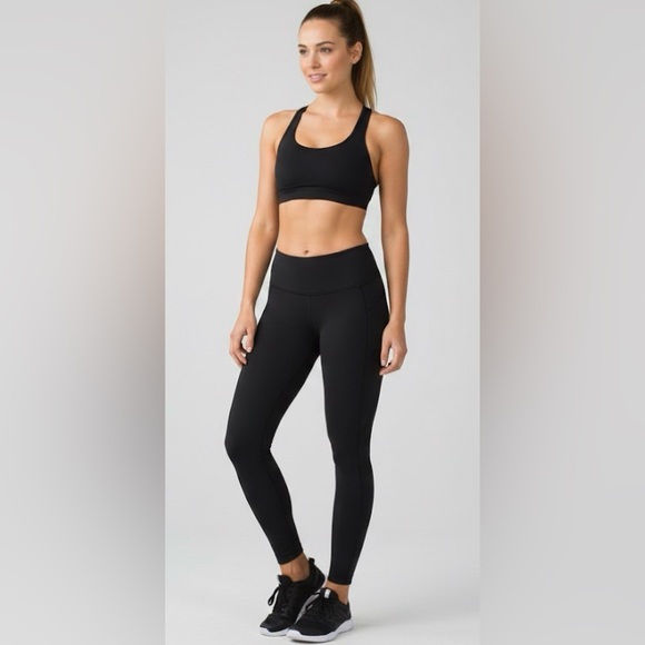 lululemon athletica Pants - Lululemon Athletica Midnight Black Leggings Size 4